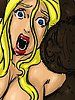 Puts his penis between Kelly's breasts - The Homeless man's new wife by Illustrated interracial