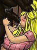 Then he grabbed her head even tighter - Farm girl by Illustrated interracial